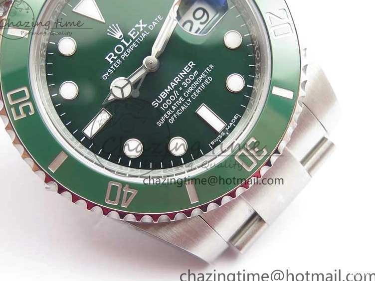MiroTime 0523 Submariner 116610 LV Green Ceramic ZRF 1:1 Best Edition on SS Bracelet VR3135 (CF Bezel) EasyMatch 2761